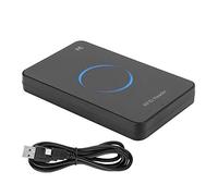 Lecteur de carte à puce sans contact, lecteur portable RF UHF-RFID 915 Mhz Lecteur de carte d'identité avec interface USB, Plug and Play, lecteur de carte d'identification rapide 0,2 s
