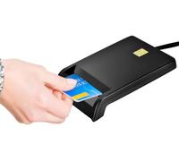 Lecteur de Carte à Puce USB, opérations de Carte à Puce Tactile Lecteur de Carte mémoire Mac Multifonction CAC, pour connecteur de Carte bancaire ID CAC DNIE ATM IC SIM pour