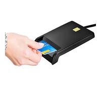 Lecteur de Carte à Puce USB, opérations de Carte à Puce Tactile Lecteur de Carte mémoire Mac Multifonction CAC, pour connecteur de Carte bancaire ID CAC DNIE ATM IC SIM pour
