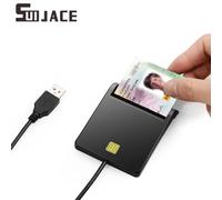Lecteur de carte à puce USB pour carte d'identité carte citoyen carte bancaire PC/SC ISO7816 EMV CAC IC carte à puce Signature électronique lecteur Dni