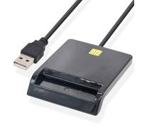 Lecteur de carte à puce USB - RNCYN - Compatibilité cartes ATM/CAC/ID/IC/SIM/Crédit