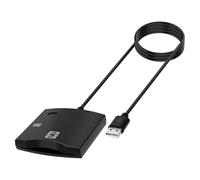 Lecteur de carte à puce, USB Smart Card Reader - Lecteur de cartes Plug and Play | Accessoires pour ordinateurs portables, fournitures d'électronique pour adultes