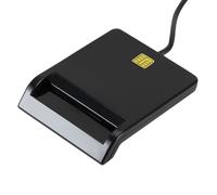 Lecteur de carte à USB 2.0,pour carte bancaire IC/ID EMV DNIE iko CAC epiCard ClhbConnector,adaptateur pour Windows 7/8/8.1/10/11 - Type Black #A