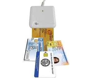 Lecteur de carte Bit4id miniLector Evo USB 2.0 pour signature numérique, lecture carte de santé, création SPID, accès aux sites de l'administration publique
