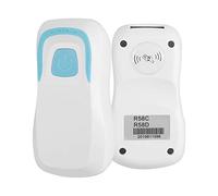 Lecteur de Carte Bluetooth Bluetooth de fréquence IC de Scanner de Code sans Fil RFID, Lecteur de Carte, pour Bains de Sauna de contrôle d'accès(White, IC)