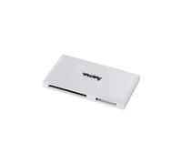 Hama Lecteur de Carte SD USB 3.0 (Lecteur USB 3.0 4en1, Adaptateur de carte SD/microSD/CF/MS, 5 Gbps, Card Reader) Blanc