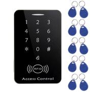 Lecteur de carte d'accès à écran tactile autonome RFID M203SE, avec clavier numérique, 10 pièces, pour maison, appartement, usine
