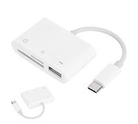 Lecteur de Carte D'appareil Photo, Une étape à Travers L'adaptateur, avec Accessoire de Prise à Chaud, Regarder des Films HD Téléchargés Hors Ligne, Tension 3,3 V-4,0 V, Aucune Configuration Requise