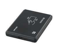 Lecteur de carte de proximité sans contact RFID 125 kHz USB pour cartes d'identité EM4100/TK4001 - Boîtier ABS, plage de lecture de 0 à 80 mm, émulation de clavier et émulation de clavier