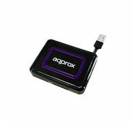 Lecteur de carte d'identité électronique approx APPCRDNIB USB 2.0 Noir