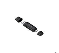 Equip 245462 lecteur de carte mémoire USB 3.2 Gen 1 (3.1 Gen 1) Type-A/Type-C Noir