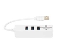 Lecteur de Carte et 3 Ports USB Hub Lecteur de Carte mémoire à Grande Vitesse pour connecter Une Tablette d'interface USB à des appareils externes