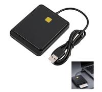 Lecteur de Carte Identité USB PCSC Smart Card Reader, pour Eid CAC SIM IC, Support Signature Numérique et Banque en Ligne, pour conducteur Poids Lourds chronotachygraphe, Compatible Windows Mac Linux