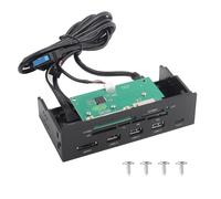 Lecteur de carte interne - Wendry - 5.25 pouces - 3 ports USB 3.0 - USB 3.1 - eSATA
