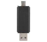 Lecteur de Carte, Lecteur de Carte USB Portable Facile à Utiliser Multifonctionnel pour Win8 pour Win XP(Le Noir)