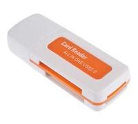 Lecteur de carte mémoire 4 en 1 : SD Micro SD Memory stick TF - Orange - Straße Tech ® Orange G