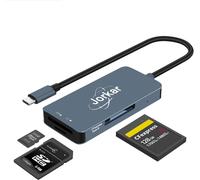 Lecteur de Carte Mémoire CFexpress Type B to USB C pour Caméra Nikon Canon, 3 en 1 CF Express Type-B & SD & Micro SD Carte Lecteur