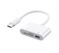 Lecteur de carte mémoire de type C - Adaptateurs USB de type C - Connecteurs mâles - Adaptateurs de conversion - Lecteur de carte de données