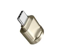 Lecteur de carte mémoire en aluminium de type C pour adaptateur TF pour appareil photo, téléphone, ordinateur portable, accessoires pour appareil photo, adaptateur de carte