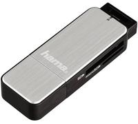 Hama 123900 lecteur de carte mémoire USB 3.2 Gen 1 (3.1 Gen 1) Noir, Argent