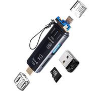 Lecteur De Carte Mémoire Xqd To Usb C Pour Caméra Sony Nikon, 3 En 1 Xqd & Sd & Micro Sd Lecteur (Pas Pour Carte Cfexpress)