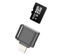 Lecteur de carte micro SD pour iPhone 14 13 pour Apple Adaptateur Lightning vers TF Appareil Photo Numérique Accessoire Téléphone Memory Stick Transfert Photographie pour iPad Câble Flash Drive