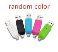 Lecteur De Carte Micro Usb Otg, 2 En 1, Pour Macbook, Huawei, Xiaomi, Téléphone Android, Pc