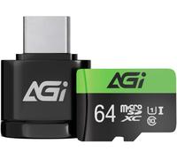 Lecteur De Carte Microsd Avec Carte Microsd Tf138 64 Go Et Adaptateur Sd, 3 En 1 Type C Usb 2.0 Otg Pour Pc, Ordinateur Portable, Smartphone[POU6262305]