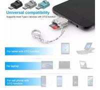 Lecteur de carte microSD OTG USB 3.1 pour Huawei Type-C