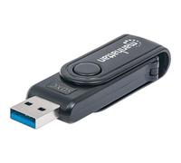 Manhattan Lecteur de carte mémoire externe Mini multi-cartes USB 3.0 24-en-1 US
