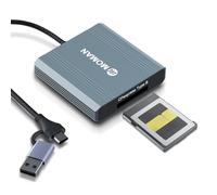 Lecteur de Carte, Moman C1B CFexpress Type B USB C 3.1 Gen 2, Portable Adaptateur de Carte mémoire en Aluminium jusqu'à 10Gbps, pour Android/Windows/Mac OS, CFexpress-Lecteur-Carte-Mémoire-Adaptateur