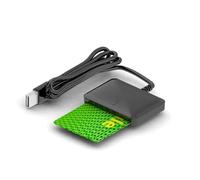 Lecteur de Carte monofente Noir SSC-Tiny - Sensyl - Installation Automatique, Plug and Play, Lecteur Carte Vitale et Carte à Puce