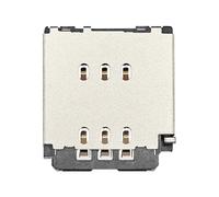 Lecteur de carte Nano SIM pour iPhone 16 Pro Pièce de réparation Compatible,Gris