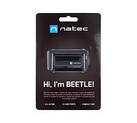 Lecteur de carte NCZ-0206 : mémoire USB B mini femelle USB 2.0 noir NATEC