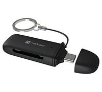 Lecteur de carte NCZ-2365 : mémoire USB C mâle OTG, USB 3.2 Gen 1x1 5 Gbps NATEC