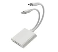 Lecteur De Carte Otg 2 En 1 Type C Pour Adaptateur De Carte Mémoire 8 Broches Vers Sd/Micro Sd/Tf Pour Iphone 16 15 14 Pro Macbook Lecteur De Carte Pour Ordinateur Portable.2 In 1.