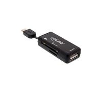 Lecteur de carte OTG Dual Flex pour SD et micro SD avec port USB et 2 logements de carte