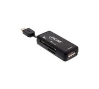 Lecteur de carte OTG Dual Flex pour SD et micro SD avec port USB et 2 logements de carte