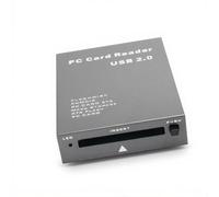 Lecteur de carte PC, interface USB 2.0 en plastique PCMCIA, lecteur de carte ATA Flash PCMCIA vers USB 2.0 lecteur de cartes de qualité industrielle, adaptateur Plug and Play pour ordinateur PC