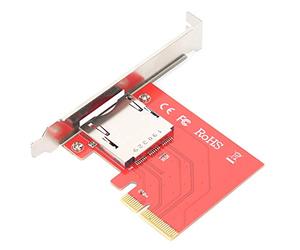 Lecteur de Carte PCI-E, Adaptateur PCI-E 16 Gbit/s, Module de Carte Convertisseur de Lecteur de Carte CF Plug and Play CF201 pour Le Transfert Rapide D'images RAW et de Vidéo 4K