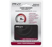 PNY Lecteur de cartes High Performance Reader 3.0 – USB 3.0 (SD/SDHC/SDXC/microSD/CF/MS)