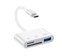 Lecteur de carte SD de type C pour Samsung Galaxy S25Edge S24Ultra S23FE S22 S21 S20, lecteur de carte mémoire USB C pour appareil photo numérique Android haute vitesse 3.0 pour iPhone 16 15 Pro Max