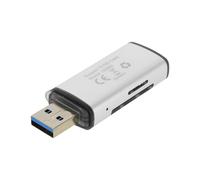 Lecteur de Carte SD et Micro-SD USB Taux de transfert 5Gbps U3062 Gris
