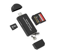 Lecteur de carte SD TF Flash Drive 4 en 1 pour type C Micro Lightning USB Jack Accessoires Appareil photo Visionneuse de mémoire Adaptador pour Apple iPhone 14 13 12 11 Pro Max 7 8 pour iPad PC