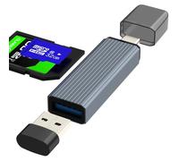 Lecteur de carte SD USB C OTG 3.0 Adaptateur pour iPhone 17 16 15 Pro Max pour iPad pour Apple Compatible avec Samsung Memory Stick Appareil Photo Numérique Micro SD Ordinateur Portable Flash TF