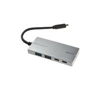 SilverStone EP09 - Concentrateur (hub) - 2 x USB 3.1 Gen 1 + 2 x USB-C - de bureau