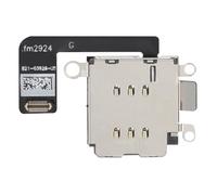 Lecteur de carte SIM - Apple iPhone 14 - Double - Nappe de connexion - Noir