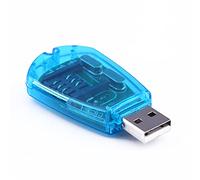 Lecteur de Carte SIM, USB SIM Card Reader Multi Media GSM CDMA, Lire, Modifier, Sauvegarder Votre Répertoire Téléphonique et Vos Messages SMS