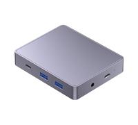 Lecteur de carte TF 10 en 1 USB C vers DP en aluminium Port USB 3.0 HDTV RJ45 Extender 100 W Station d'accueil pour PC de bureau USB C adaptateur