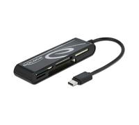 DeLOCK 91739 lecteur de carte mémoire USB 2.0 Noir